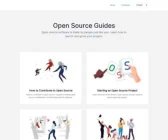 Opensource.guide(Open Source Guides) Screenshot