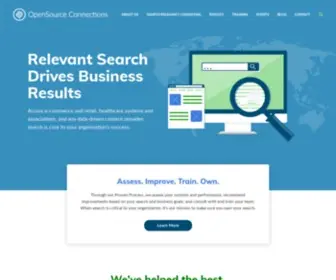 Opensourceconnections.com(Solr and Elasticsearch consulting) Screenshot