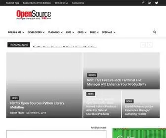 Opensourceforu.com(Open Source Updates) Screenshot