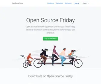 Opensourcefriday.com(Open source) Screenshot