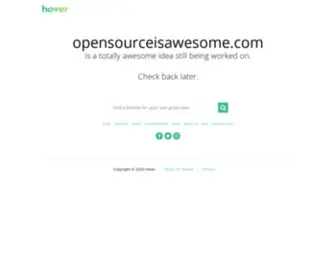 Opensourceisawesome.com(Show notes from the open source) Screenshot
