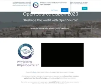 Opensourcelisbon.com(Open Source Lisbon) Screenshot