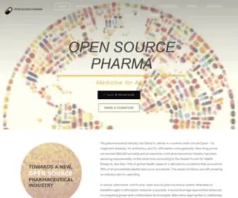 Opensourcepharma.net(OPEN SOURCE PHARMA) Screenshot