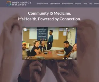 Opensourcewellness.org(Leveraging the power of community to transform health and healthcare) Screenshot