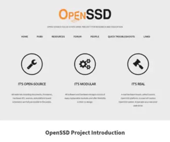 Openssd.io(The OpenSSD Project) Screenshot