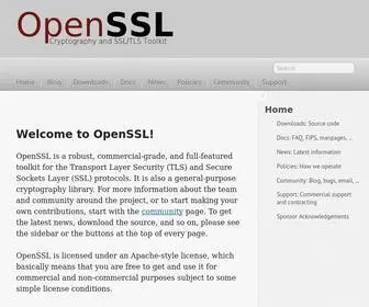 Openssl.org(Openssl) Screenshot