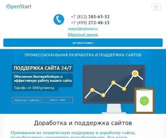 Openstart.ru(профессиональная разработка и поддержка сайтов) Screenshot