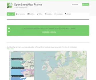Openstreetmap.fr(OpenStreetMap France) Screenshot