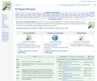 Openstreetmap.it(Pagina Principale) Screenshot