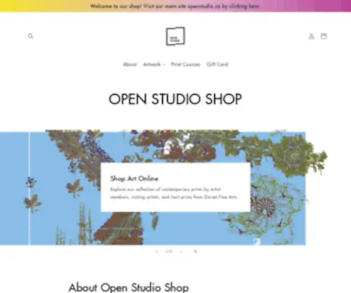 Openstudioshop.ca(Open Studio) Screenshot