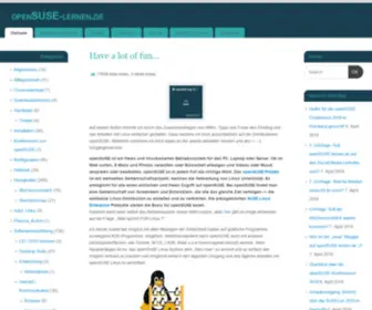 Opensuse-Lernen.de(Linux) Screenshot