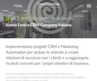 Opensymbol.it(L'unica CRM Company Italiana da 15 anni) Screenshot