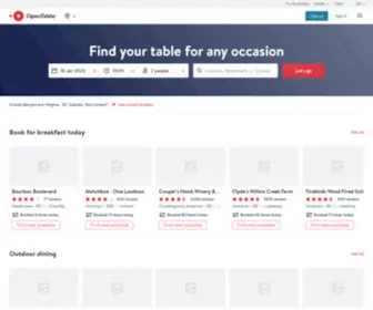 Opentable.co.uk(Restaurants and Restaurant Bookings) Screenshot