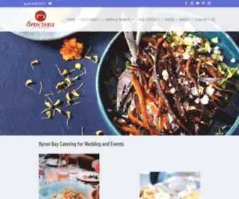 Opentable.net.au(Wedding and Events Catering Byron Bay) Screenshot