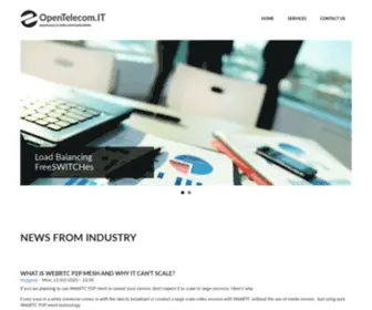 Opentelecom.it(News from Industry) Screenshot