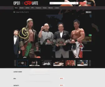 Openthedragongate.com(Dragon gate) Screenshot