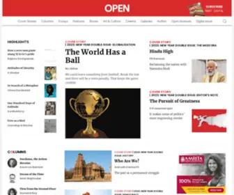 Openthemagazine.com(Open presents the best of narrative journalism in india) Screenshot