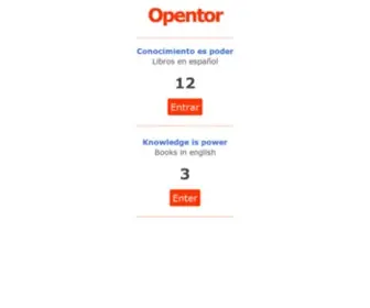 Opentor.com(The door to the real knowledge) Screenshot