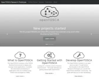 Opentosca.org(OpenTOSCA) Screenshot