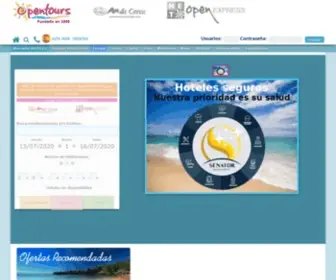 Opentours.es(Click playas vacaciones viajes andalucia) Screenshot