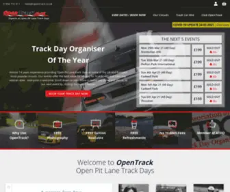 Opentrack.co.uk(OpenTrack Events Ltd) Screenshot