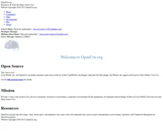 Openuru.org(OpenUru Home Page) Screenshot