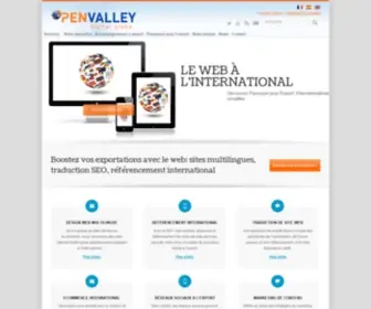 Openvalley.fr(Openvalley, web multilingue, SEO international, traduction web et localisation) Screenshot
