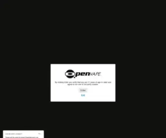 Openvape.com(O.penVAPE Shop) Screenshot