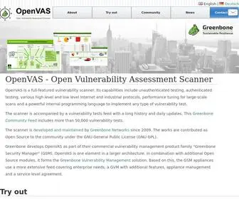 Openvas.org(Open Vulnerability Assessment Scanner) Screenshot