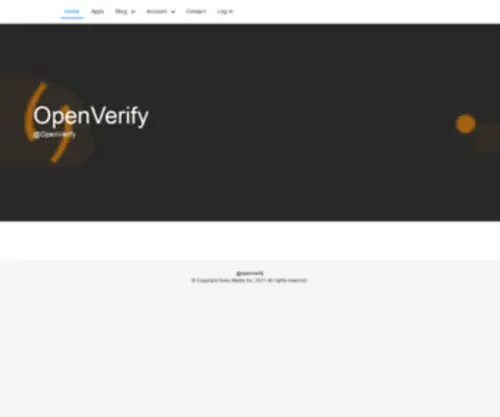 Openverify.com(OpenVerify) Screenshot