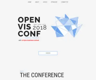 Openvisconf.com(OpenVis Conf by emlyon business school) Screenshot