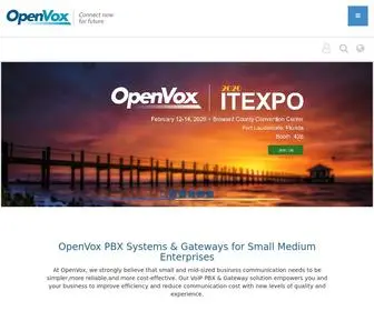 Openvox.cn(PBX|IP PBX|VoIP Gateway|GSM Gateway-OpenVox) Screenshot