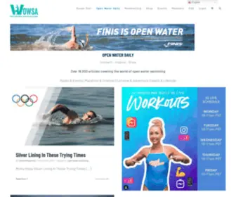 Openwatersource.com(World Open Water Swimming Association) Screenshot