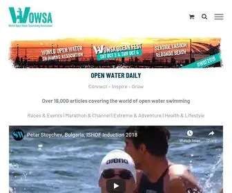 Openwaterswimming.com(World Open Water Swimming Association) Screenshot