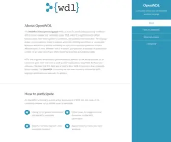 Openwdl.org(Community driven open) Screenshot
