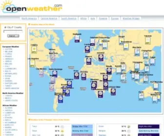 Openweather.com(Weather forecast) Screenshot