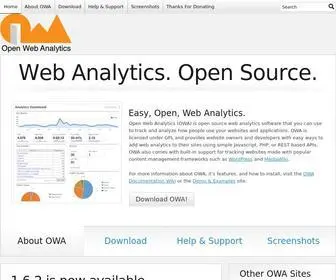 Openwebanalytics.com(Open Web Analytics) Screenshot