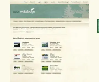 Openwebdesign.org(Open Web Design) Screenshot