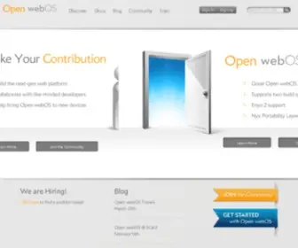Openwebosproject.org(Open webOS) Screenshot