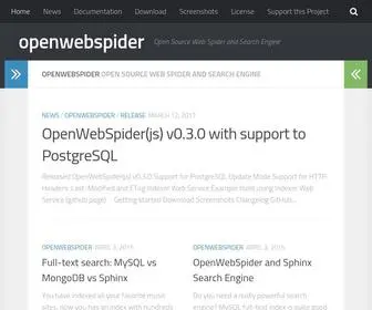 Openwebspider.org(The open source web spider (crawler)) Screenshot