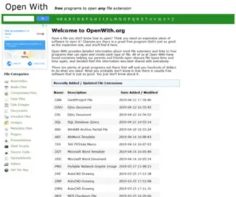 Openwith.org(Open With) Screenshot