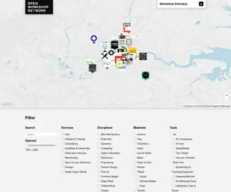 Openworkshopnetwork.com(Open Workshop Network is a network of the open) Screenshot