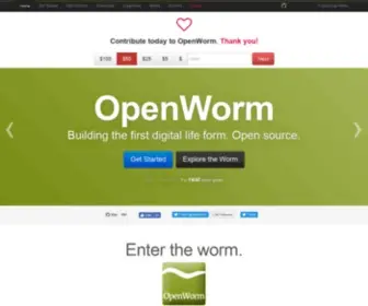Openworm.org(Openworm) Screenshot