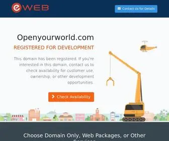 OpenyourWorld.com(Ready for Development) Screenshot