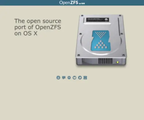 OpenzFsonosx.org(Openzfs on os x) Screenshot