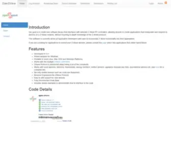 Openzwave.com(Open-Source Cross-Platform Software for Z-Wave) Screenshot