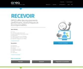 Opeq.qc.ca(OPEQ (Ordinateurs pour les écoles du Québec)) Screenshot