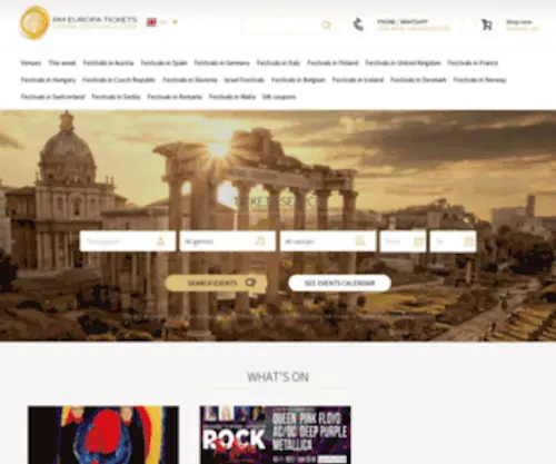 Opera-Festivals.com(Opera Festivals in Europe) Screenshot