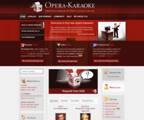 Opera-Karaoke.com(Opera Karaoke) Screenshot