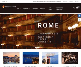 Opera-Lirica.com(Opera Lirica Concerts) Screenshot